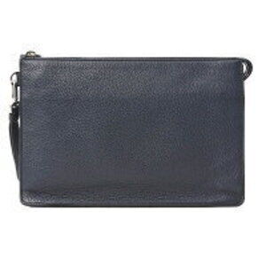 Prada Blue clutch Navy bag leather